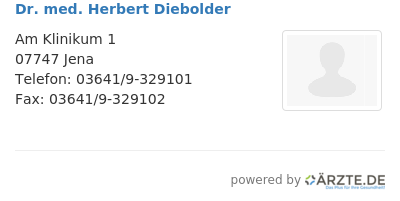 Dr med herbert diebolder