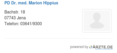 Pd dr med marion hippius