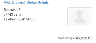 Prof dr med stefan schulz