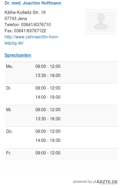 Dr med joachim hoffmann 253325
