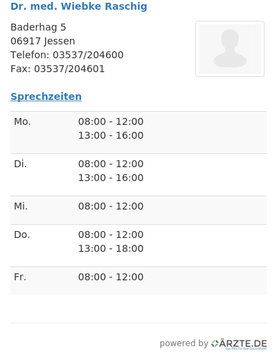 Dr med wiebke raschig