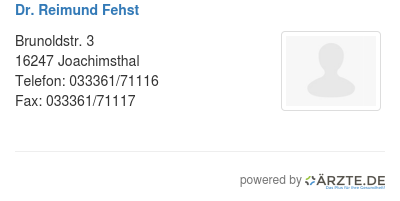 Dr reimund fehst