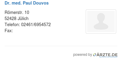Dr med paul douvos