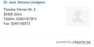 Dr med simone lindgens