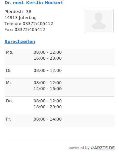 Dr med kerstin hoeckert