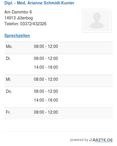 Dipl med arianne schmidt kunter