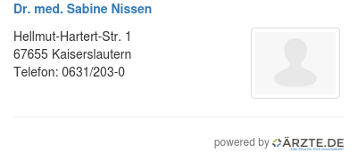 Dr med sabine nissen 590605
