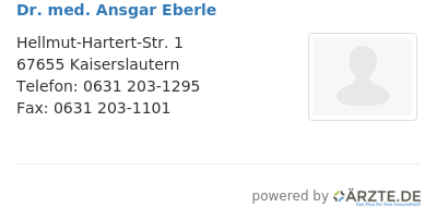 Dr med ansgar eberle