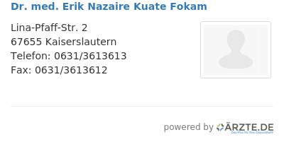 Dr med erik nazaire kuate fokam