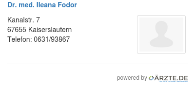 Dr med ileana fodor