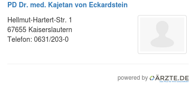 Pd dr med kajetan von eckardstein 590649