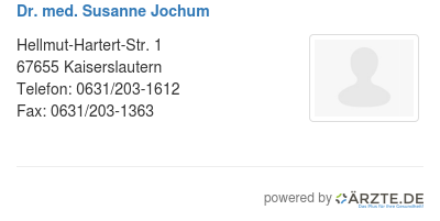 Dr med susanne jochum