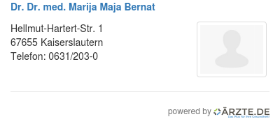 Dr dr med marija maja bernat 590683