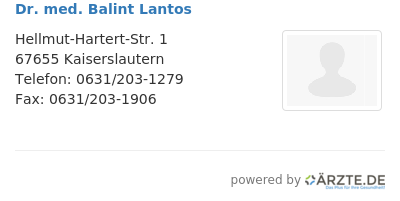 Dr med balint lantos