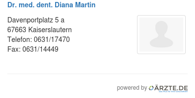 Dr med dent diana martin 254279