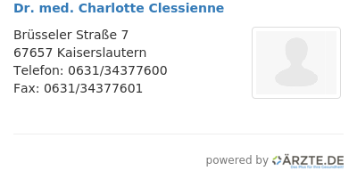 Dr med charlotte clessienne