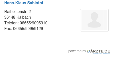 Hans klaus sablotni 524447