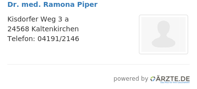 Dr med ramona piper