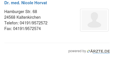 Dr med nicole horvat