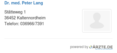 Dr med peter lang 253405