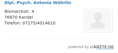 Dipl psych antonia woehrlin