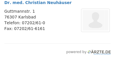 Dr med christian neuhaeuser 562484