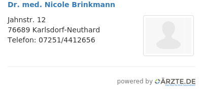 Dr med nicole brinkmann