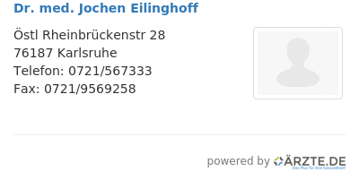 Dr med jochen eilinghoff