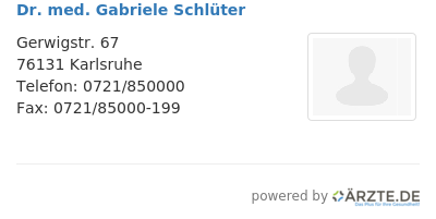 Dr med gabriele schlueter
