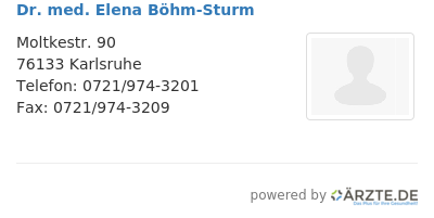 Dr med elena boehm sturm
