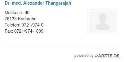 Dr med alexander thangarajah 481781