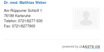 Dr med matthias weber 317984