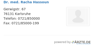 Dr med racha hassoun