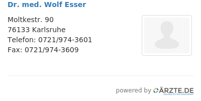 Dr med wolf esser