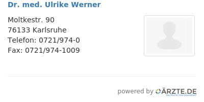 Dr med ulrike werner 650575