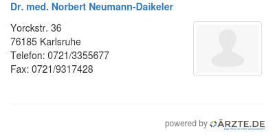 Dr med norbert neumann daikeler