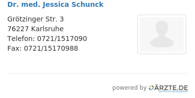 Dr med jessica schunck