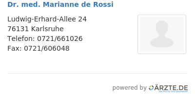 Dr med marianne de rossi