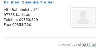 Dr med susanne treiber