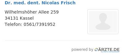 Dr med dent nicolas frisch 652632