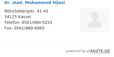 Dr med mohammed hijazi 601591