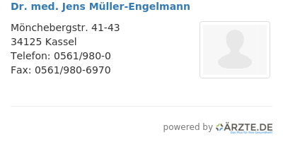 Dr med jens mueller engelmann
