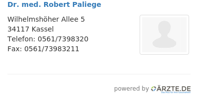 Dr med robert paliege