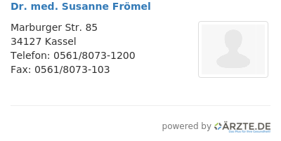 Dr med susanne froemel