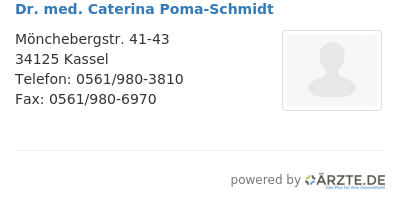 Dr med caterina poma schmidt