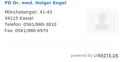 Pd dr med holger engel
