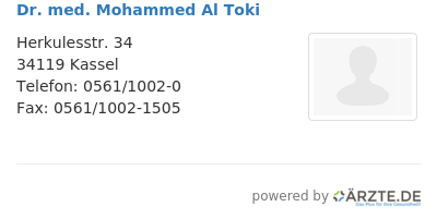 Dr med mohammed al toki
