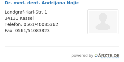 Dr med dent andrijana nojic