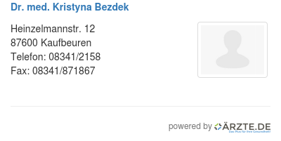 Dr med kristyna bezdek