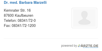 Dr med barbara marzelli